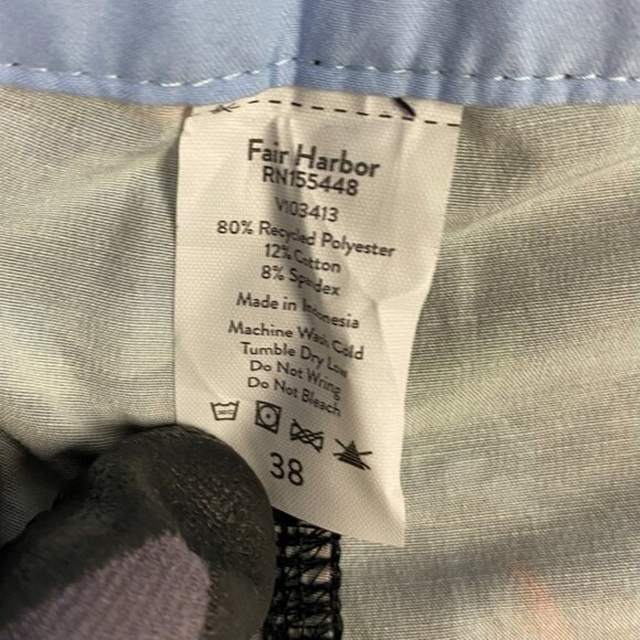 Fair Harbor The Nautilus Board Shorts Men's 38 Floral Tropical Swim Trunks - Picture 8 of 13